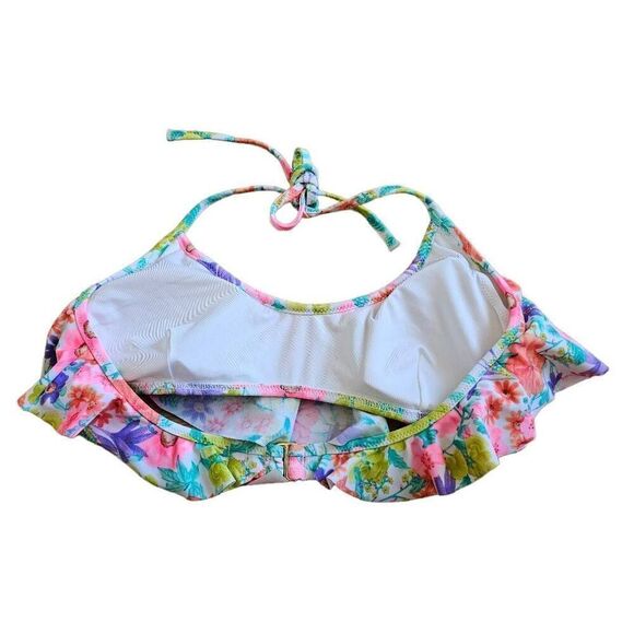 Victoria Secret Sz S multicolor floral bikini top - Picture 2 of 4